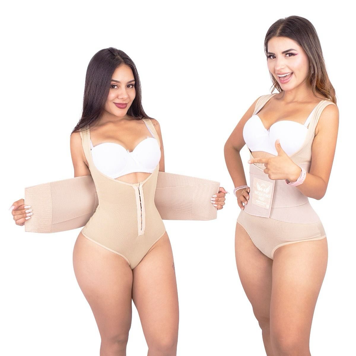 FAJA BODY RELOJ DE ARENA BEIGE XXS A XL