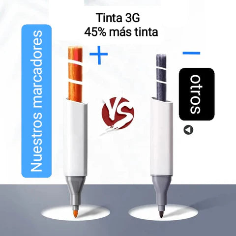 MARCADORES ULTRA TINTA 3G DE 168 PIEZAS