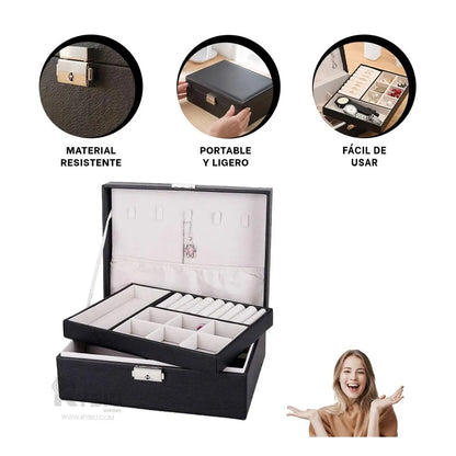 JOYERO ORGANIZADOR CON LLAVE