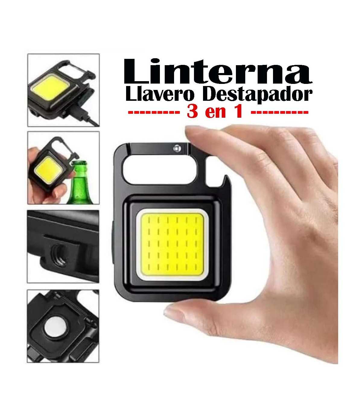 MINI LINTERNA LLAVERO LED MULTIFUNCIONAL
